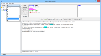 Index Generator screenshot 2