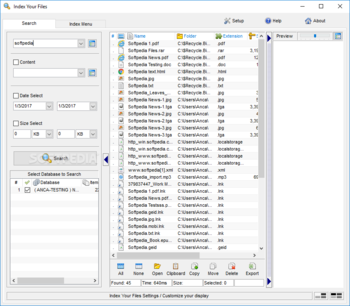 Index Your Files screenshot