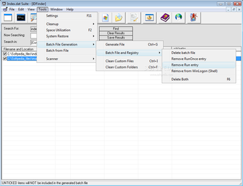 Index.dat Suite screenshot 2