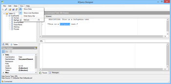 Indigo DXQ Data XQuery Designer screenshot 6