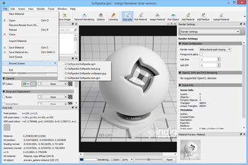Indigo Renderer screenshot