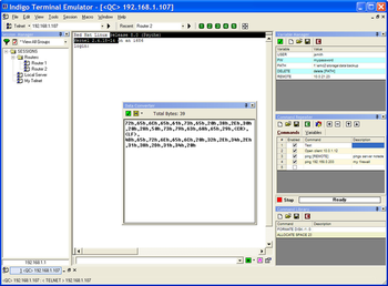 Indigo Terminal Emulator screenshot