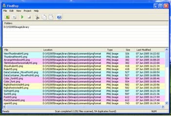 Industrial Software Find Duplicate Files screenshot