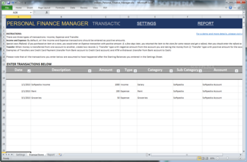 indzara Personal Finance Manager screenshot 2