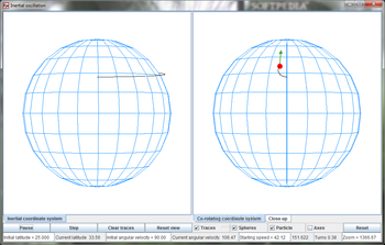 Inertial Oscillation Model screenshot