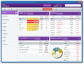 Inesoft Cash Organizer screenshot