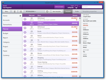 Inesoft Cash Organizer screenshot 3