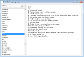 Inetio: Dictionary of Synonyms screenshot