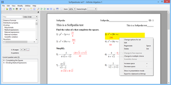 Infinite Algebra 1 screenshot 2