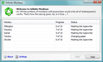 Infinite Monkeys screenshot