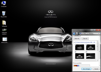 Infiniti Theme screenshot