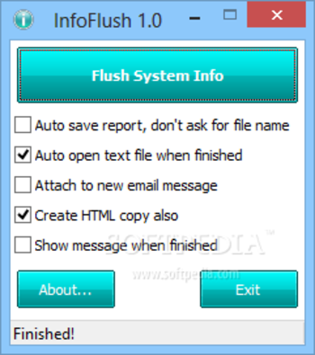 InfoFlush screenshot