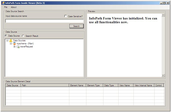 InfoPath Inside Viewer screenshot 2