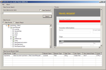InfoPath Inside Viewer screenshot 3
