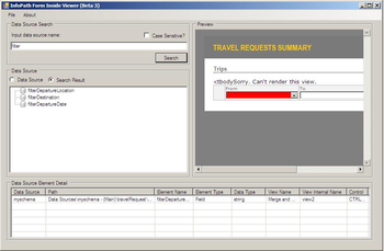 InfoPath Inside Viewer screenshot 4