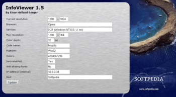 Infoviewer screenshot