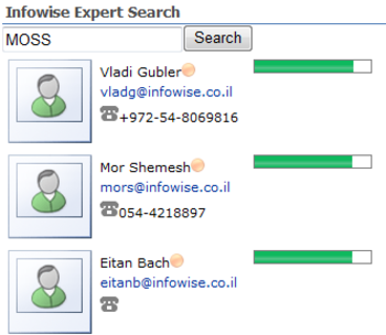 Infowise Expert Search screenshot