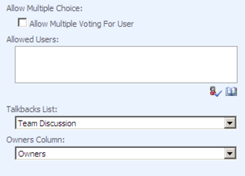 Infowise Voting Field screenshot
