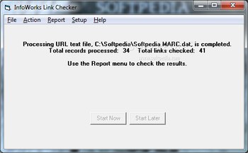 InfoWorks Link Checker screenshot