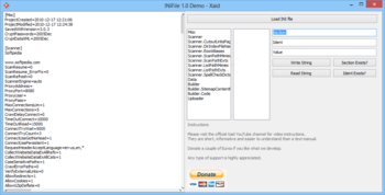 INIFile screenshot