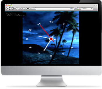 Inland Clock Screensaver screenshot