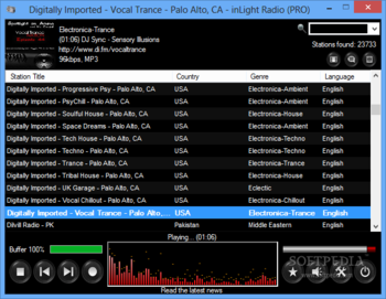 inLight Radio Pro screenshot