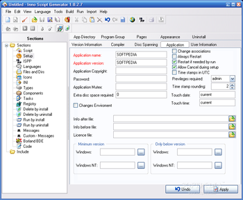 Inno Script Generator screenshot 2