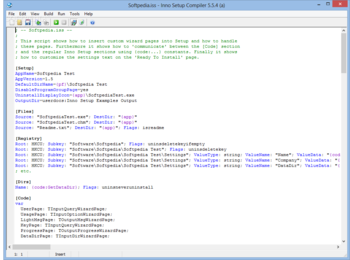 Inno Setup Compiler screenshot