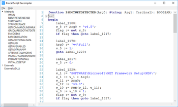 Inno Setup Decompiler screenshot
