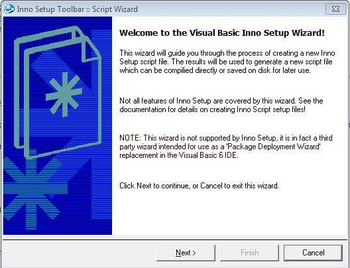 Inno Setup Toolbar Advanced for VB 6.0 screenshot