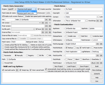 Inno Setup XDELTA Patch Maker screenshot 2