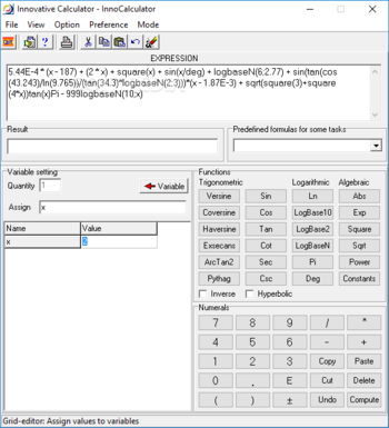 InnoCalculator screenshot