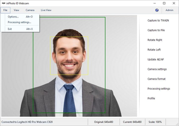 inPhoto ID Webcam screenshot 2