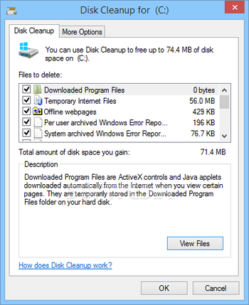 inPocket software deClutter Disk screenshot 5