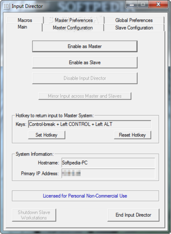 Input Director screenshot