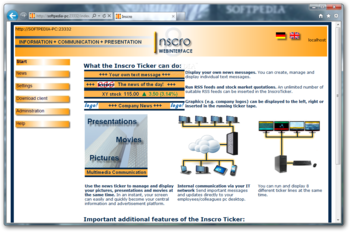 Inscro screenshot