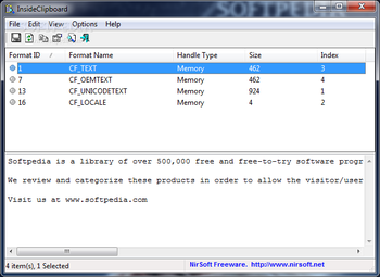 InsideClipboard screenshot