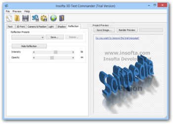 Insofta 3D Text Commander screenshot 6