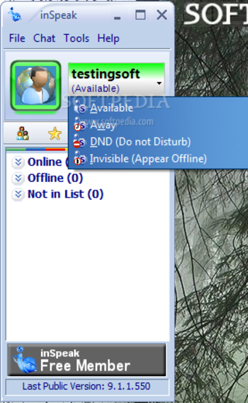 inSpeak Communicator screenshot