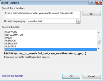 Inspector Text screenshot 2