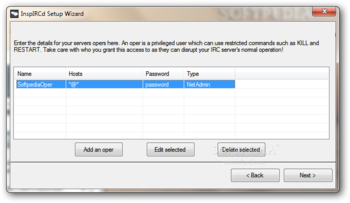 InspIRCd screenshot 3