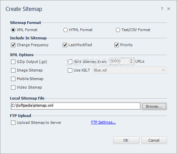 Inspyder Sitemap Creator screenshot 4