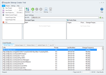 Inspyder Sitemap Creator screenshot 5