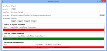 Install Verify Tool screenshot 2
