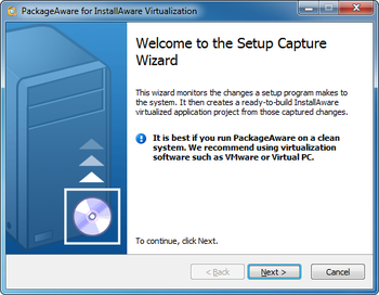 InstallAware Virtualization screenshot
