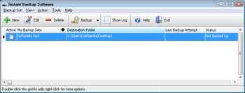 Instant Backup Software screenshot