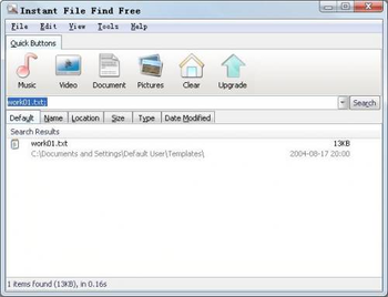 Instant File Find screenshot