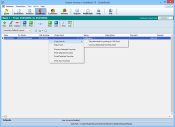 Instant Invoice n CashBook screenshot 3