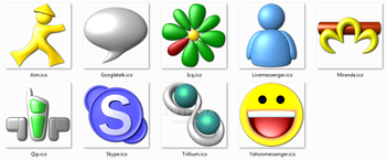Instant Messenger Icons screenshot
