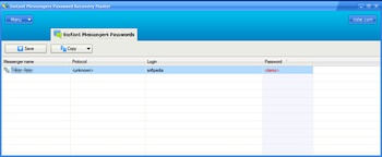 Instant Messengers Password Recovery Master screenshot